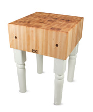 Load image into Gallery viewer, John Boos AB Block Butcher Block Table – 10&quot; Thick, 34&quot; Tall, End Grain Maple in Multiple Sizes &amp; Finishes