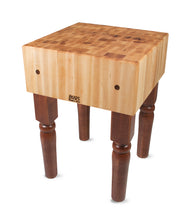 Load image into Gallery viewer, John Boos AB Block Butcher Block Table – 10&quot; Thick, 34&quot; Tall, End Grain Maple in Multiple Sizes &amp; Finishes