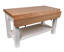 Load image into Gallery viewer, Maple Edge-Grain Butcher Block Kitchen Island