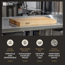 Load image into Gallery viewer, John Boos Platinum Commercial Series Cutting Boards – 1-3/4&#39;&#39; Thick Maple for Professional Kitchens