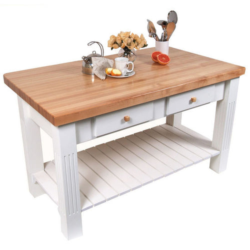 Maple Edge Grain Grazzi Table with 8