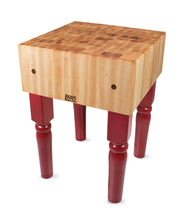 Load image into Gallery viewer, John Boos AB Block Butcher Block Table – 10&quot; Thick, 34&quot; Tall, End Grain Maple in Multiple Sizes &amp; Finishes